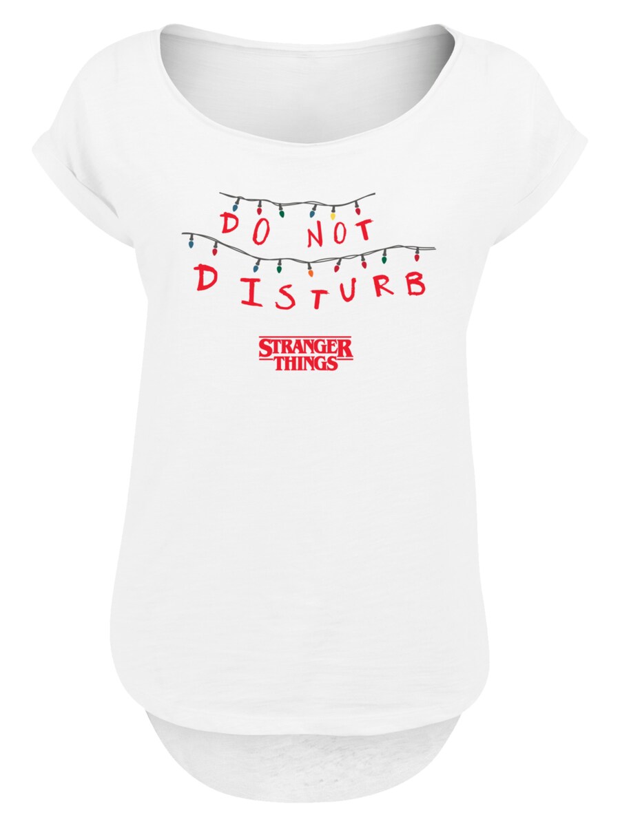 

Рубашка F4NT4STIC Stranger Things Do Not Disturb Netflix TV Series, белый