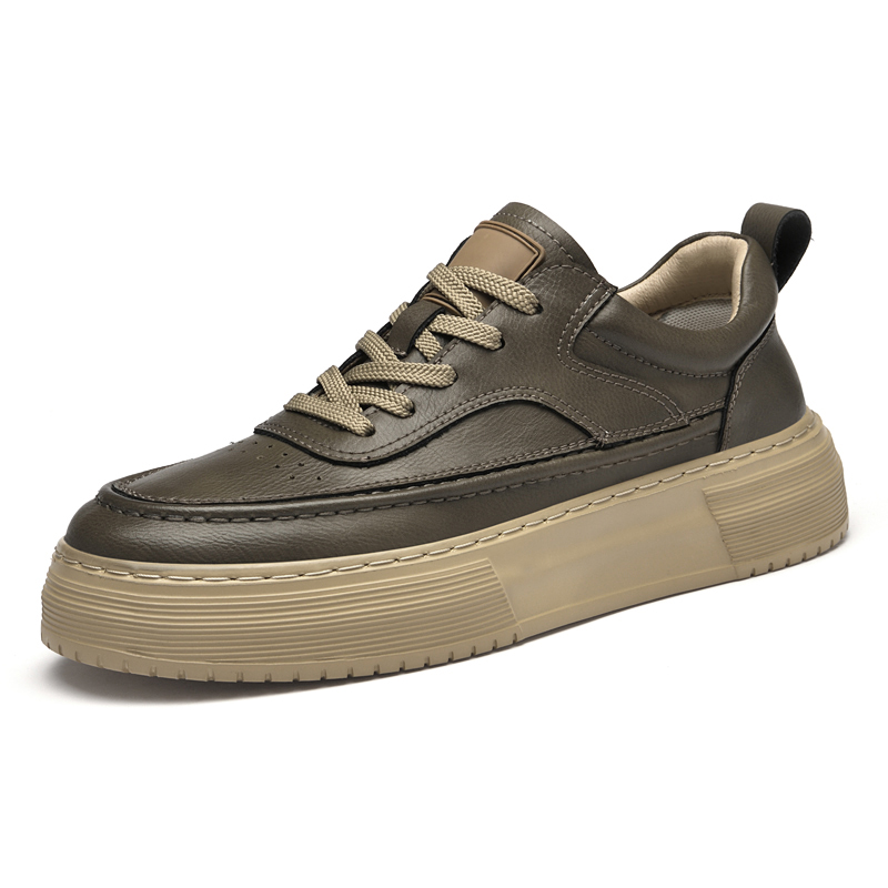 

Дышащие низкие кроссовки для скейтбординга, увеличивающие рост, для мужчин BOLE, Brown