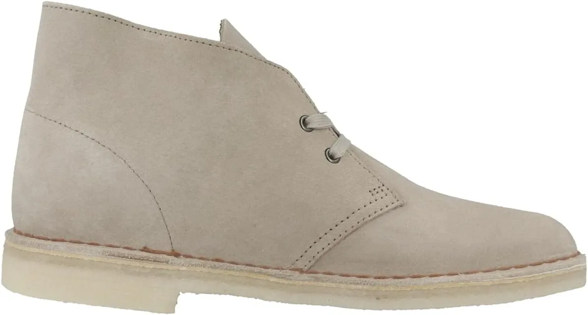 Ботинки Clarks Originals Desert Boot, мужские ботинки Desert Boots, ботинки на невысоком каблуке и ботинки, серые (замша wolf) — фото 3