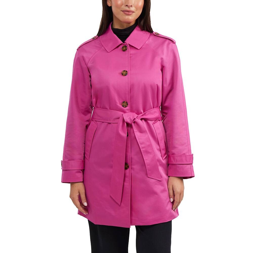 

Классический женский тренч Ellen Tracy, цвет Fuschia