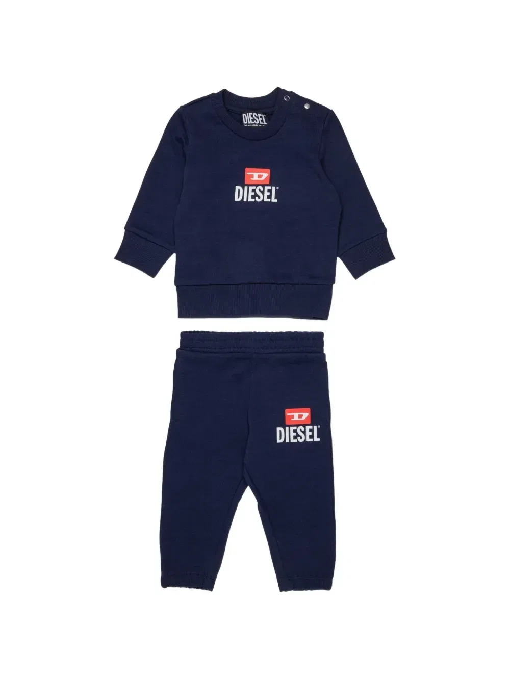 Спортивный костюм Soliveb с логотипом Diesel Kids, синий