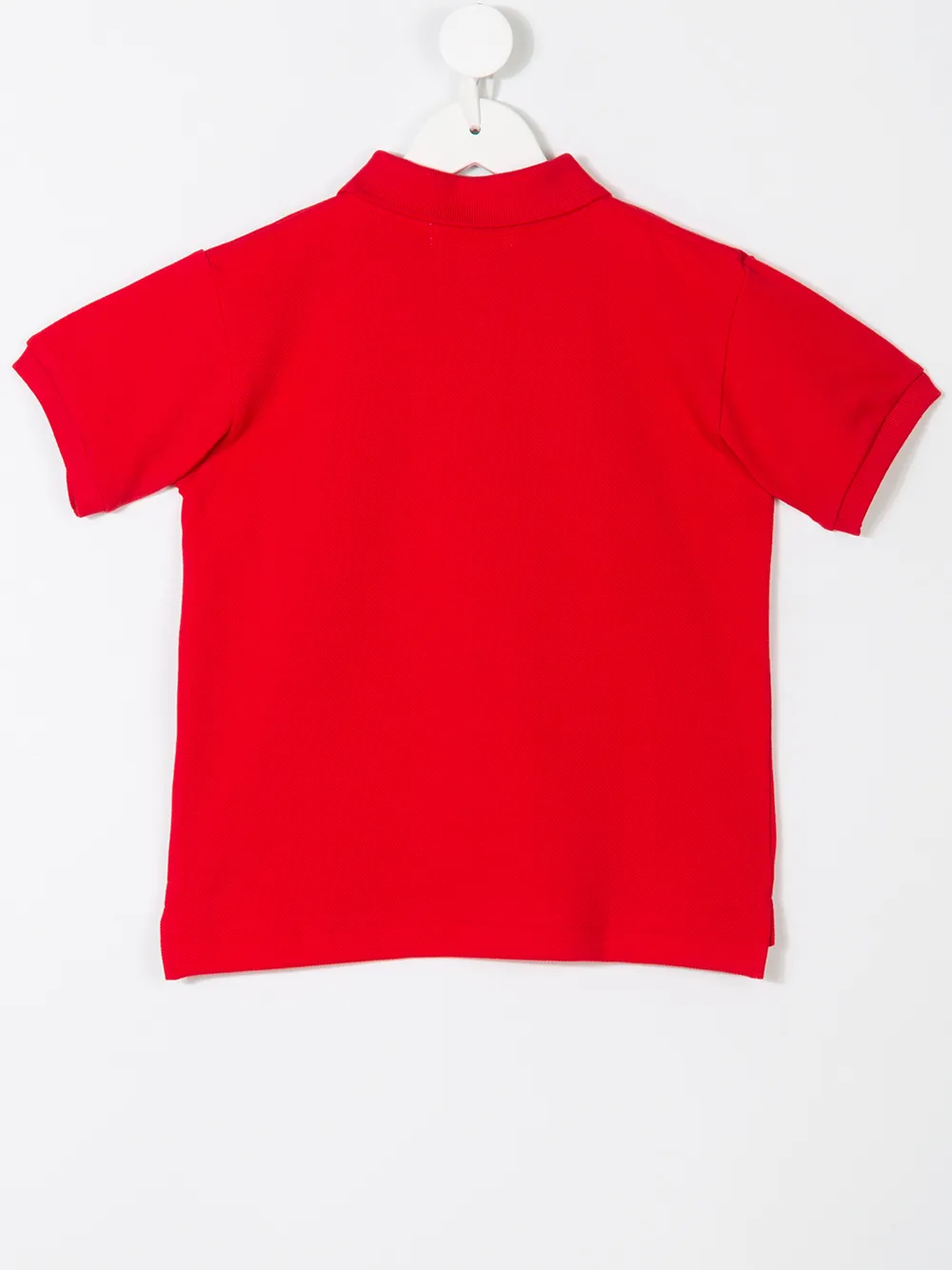 Футболка-поло с принтом сердца Comme Des Garçons Play Kids, красный — фото 2