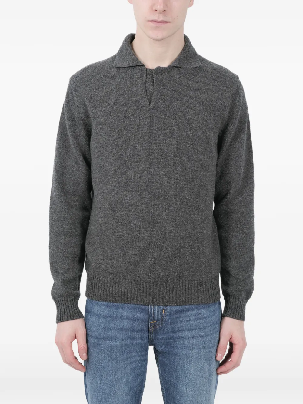 

Рубашка поло Zanone, серый