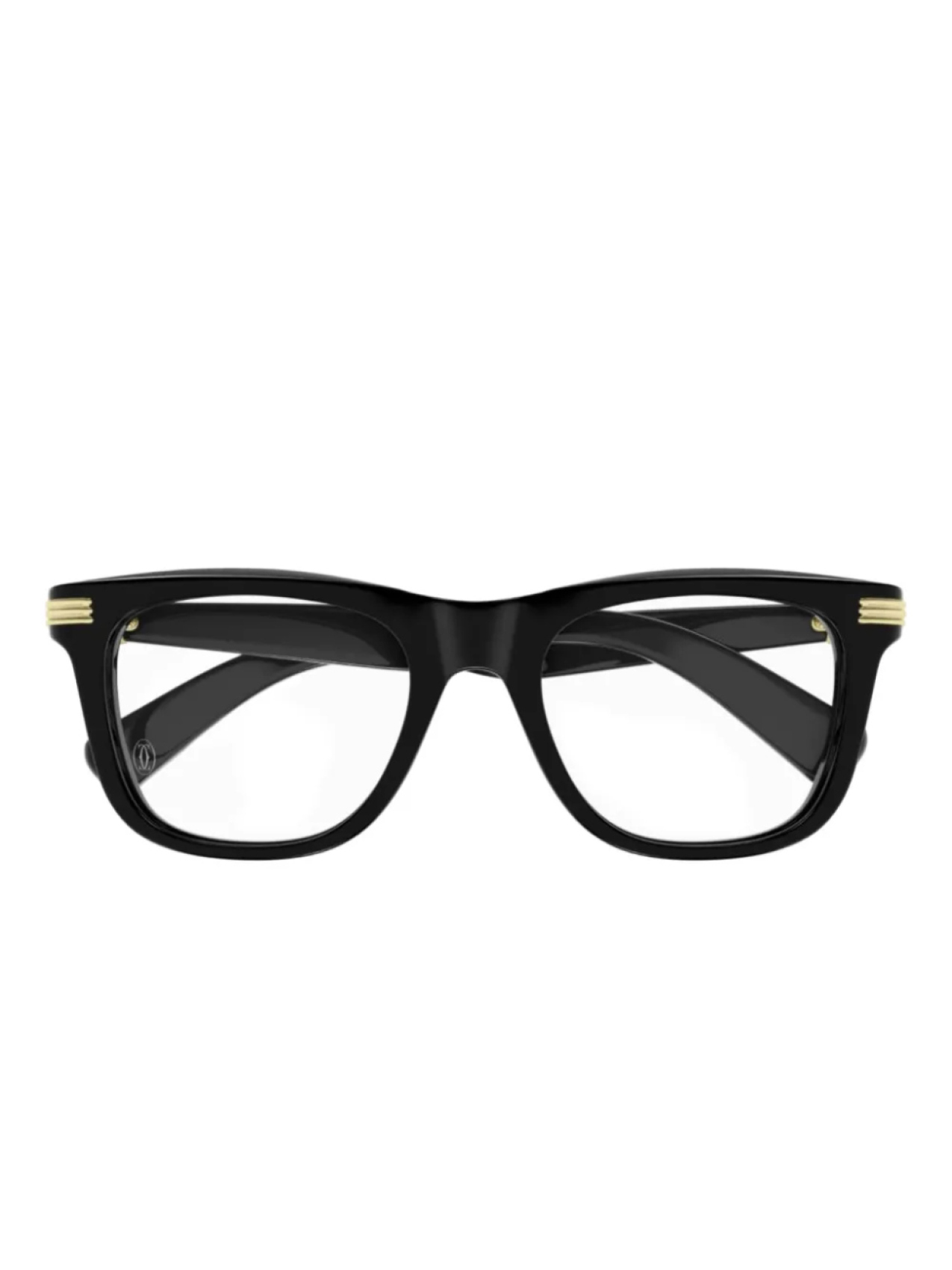 

Очки в квадратной оправе Cartier Eyewear, черный