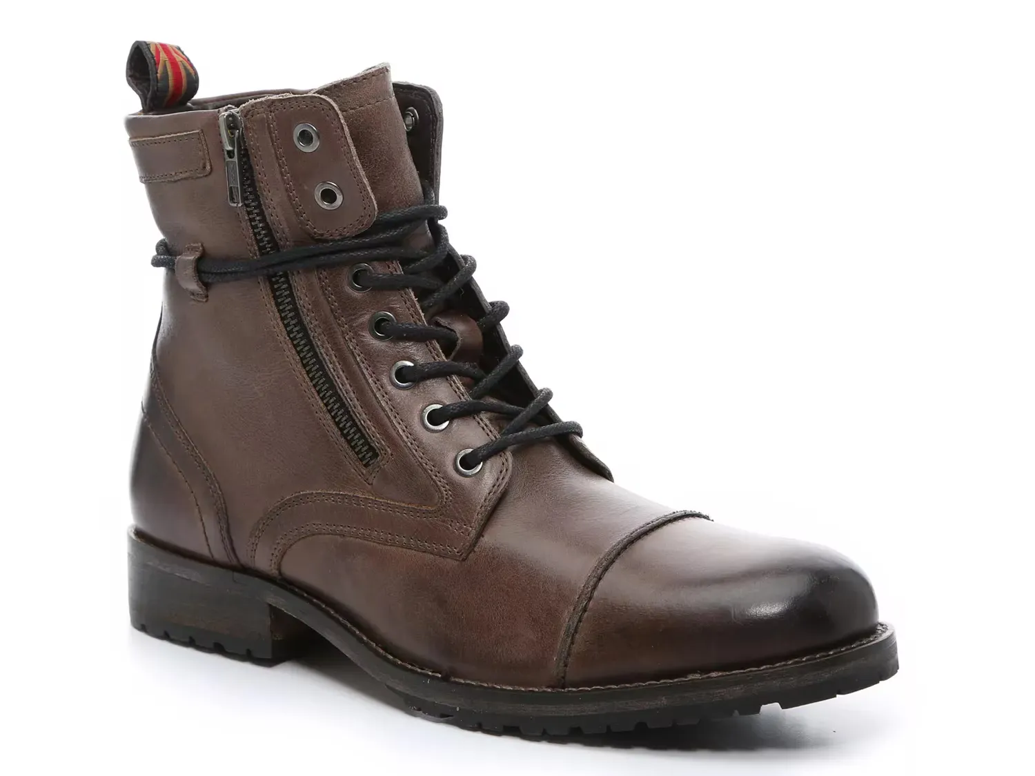 

Ботинки Pick Up Cap Toe Rustic Asphalt, Grey Leather