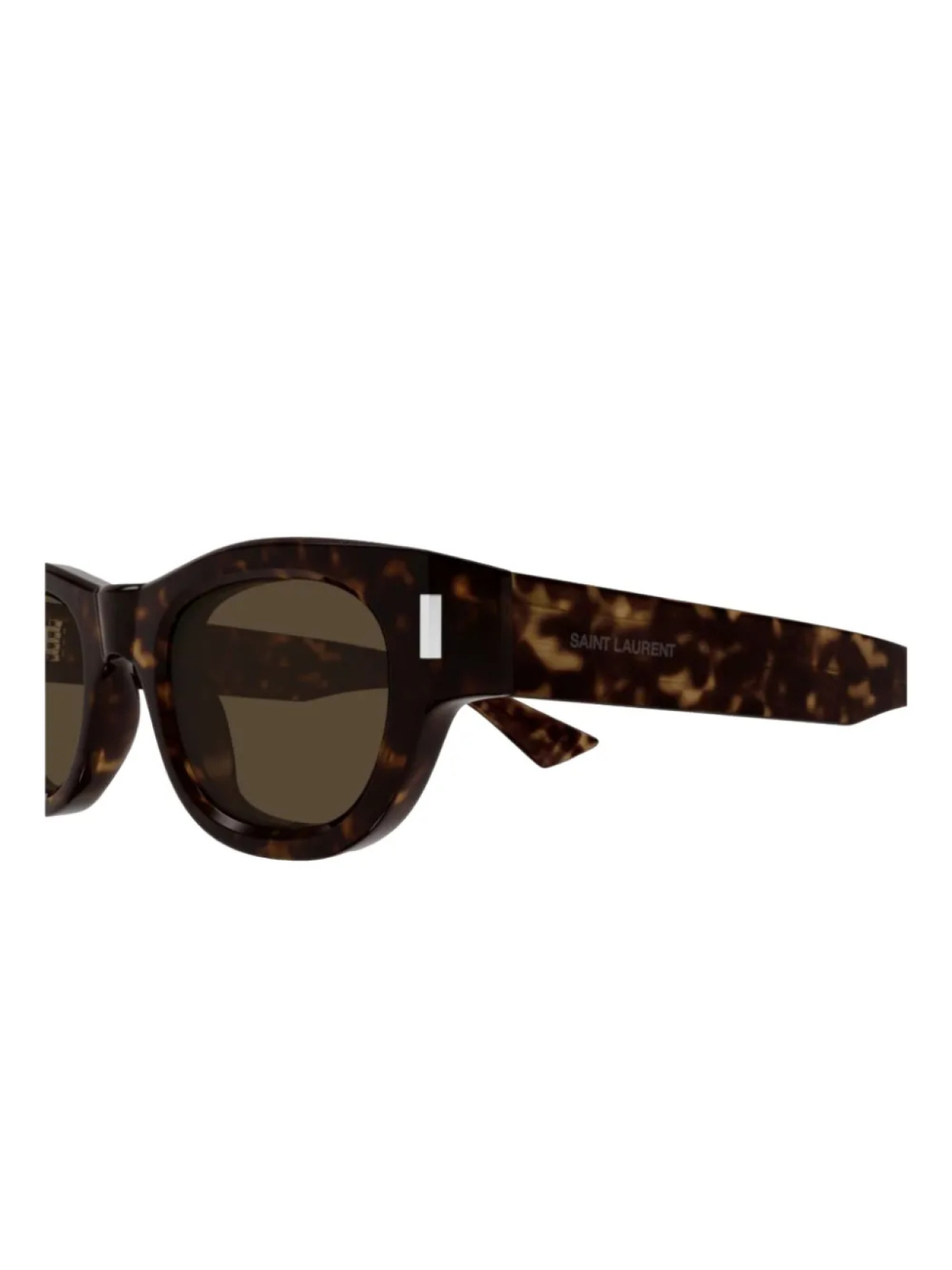 Солнцезащитные очки SL 761 Saint Laurent Eyewear, коричневый — фото 3