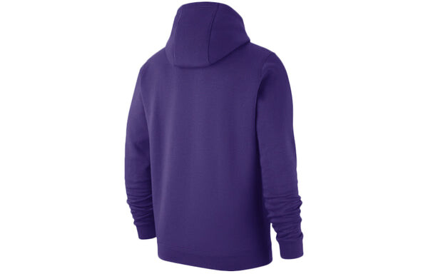 Толстовка Nike NBA Classic Logo Utah Jazz Drawstring Fleece Lined Purple, фиолетовый — фото 2