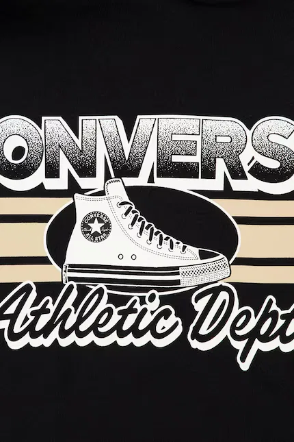 Детский спортивный костюм из эластичной ткани Converse, черный — фото 3