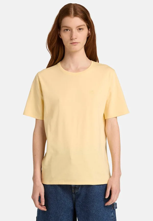 

Базовая футболка с вышитым деревом Timberland, Light Yellow, Желтый, Базовая футболка с вышитым деревом Timberland, Light Yellow
