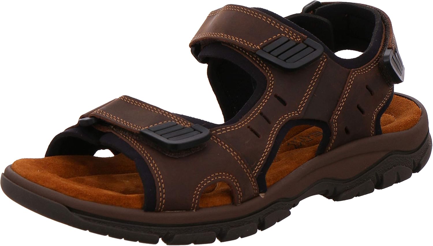 

Мужские сандалии на платформе с ремешком сзади Rohde, коричневый