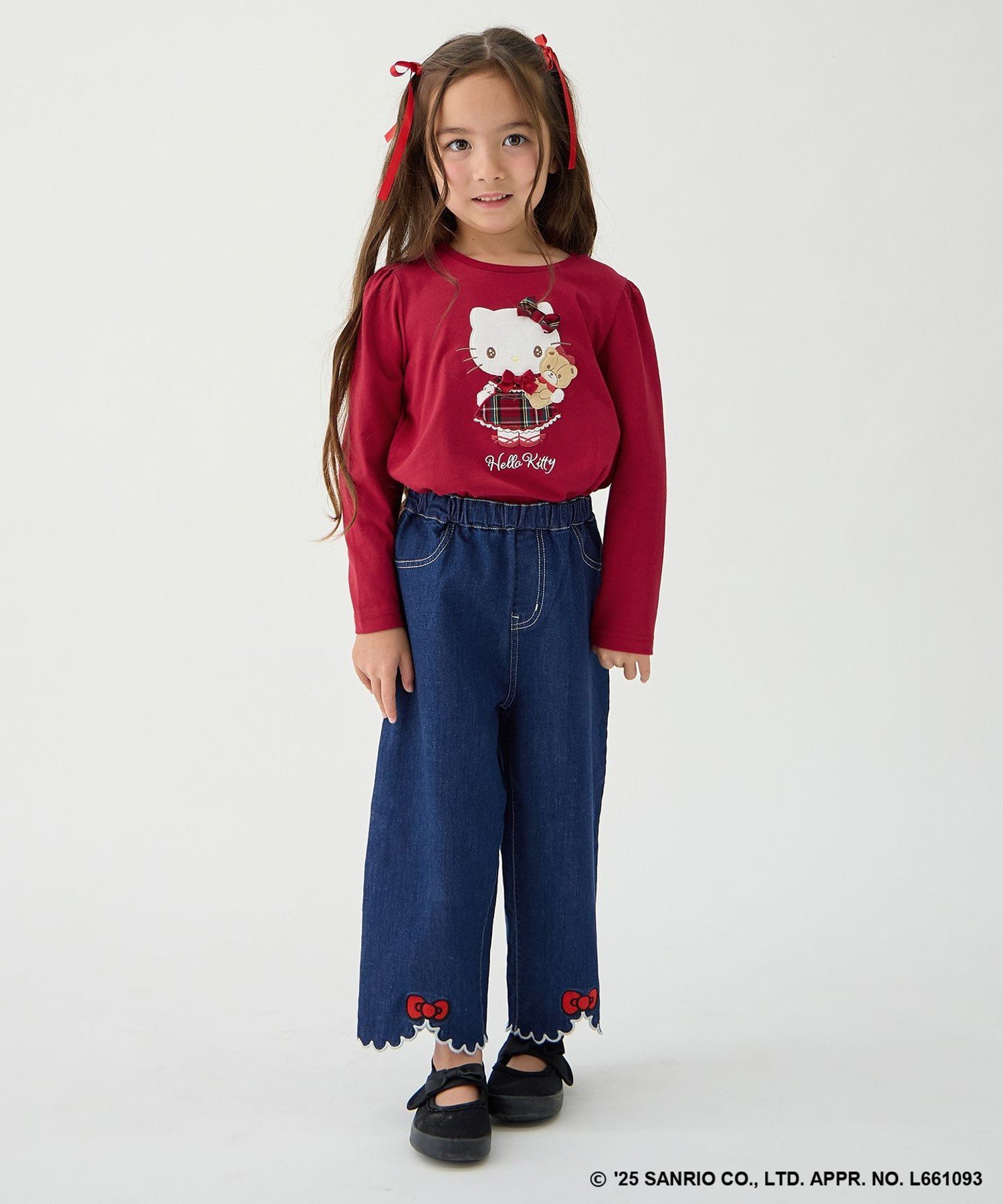 Джинсовые широкие штаны ANY KIDS, Indigo [075] — фото 3