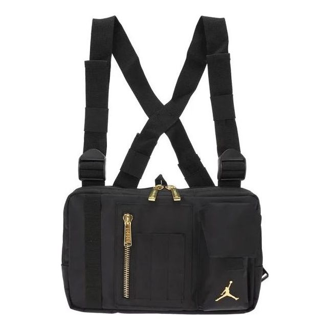 

Сумка Air Jordan MA-1 Chest Rig Bag 'Black Gold'