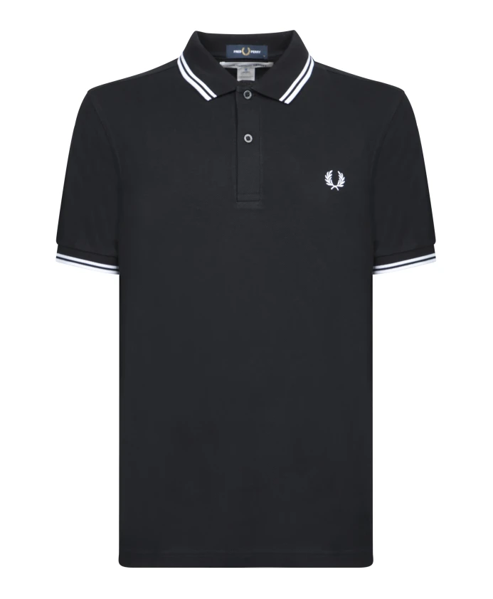 

Черная рубашка поло Comme Des Garã§Ons, черный