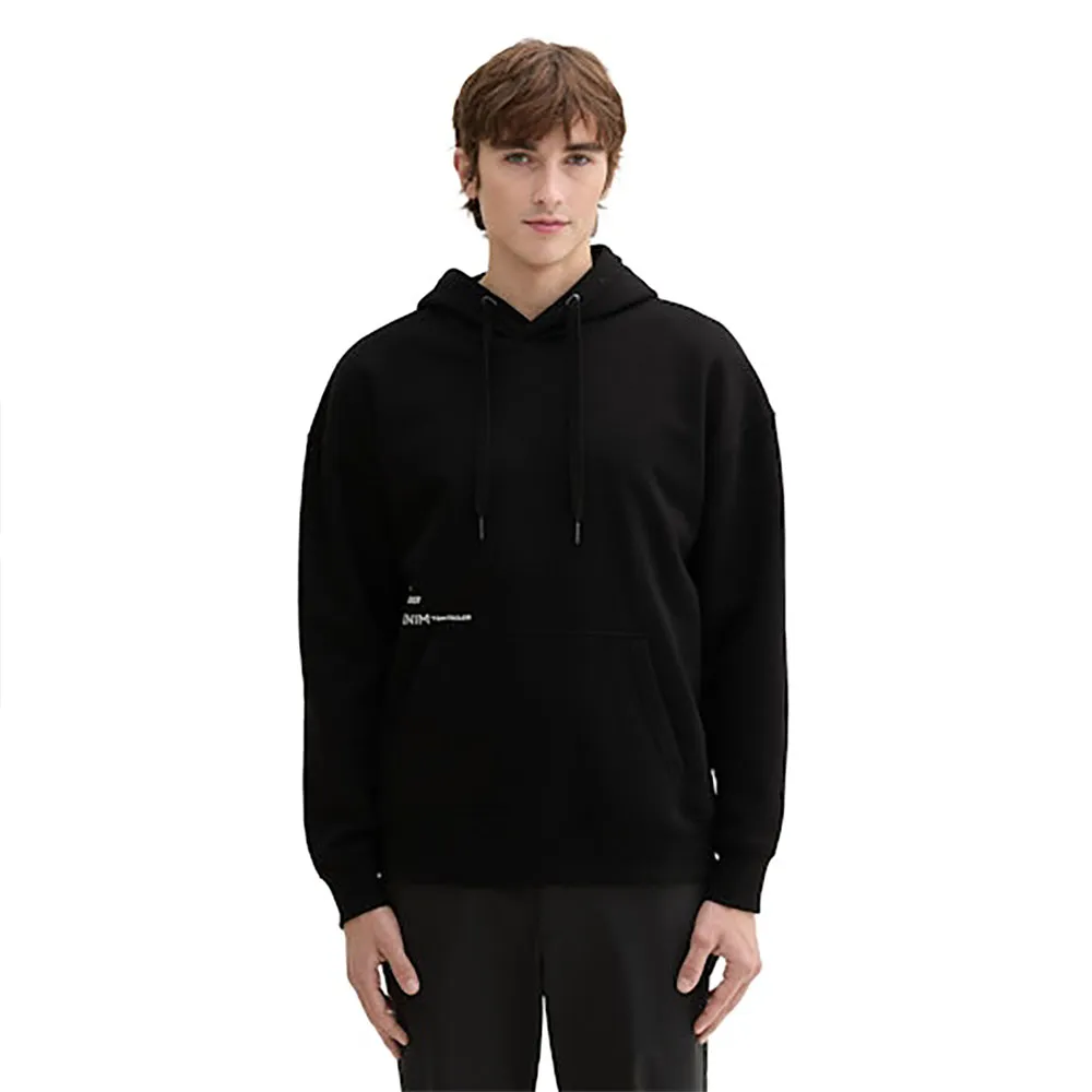 

Худи Tom Tailor 1044292 Relaxed With Print, черный
