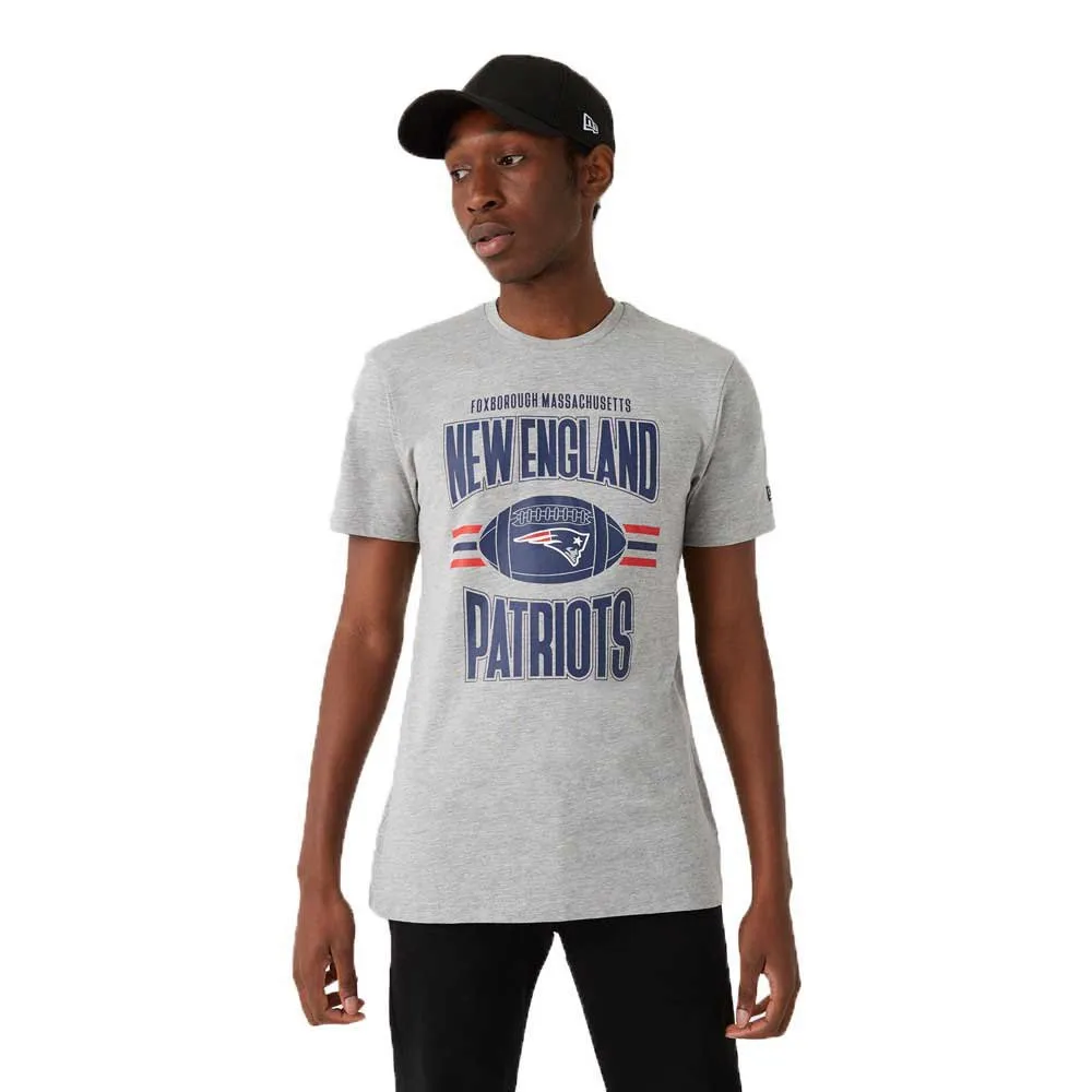 

Футболка с коротким рукавом New Era NFL Football New England Patriots, серый