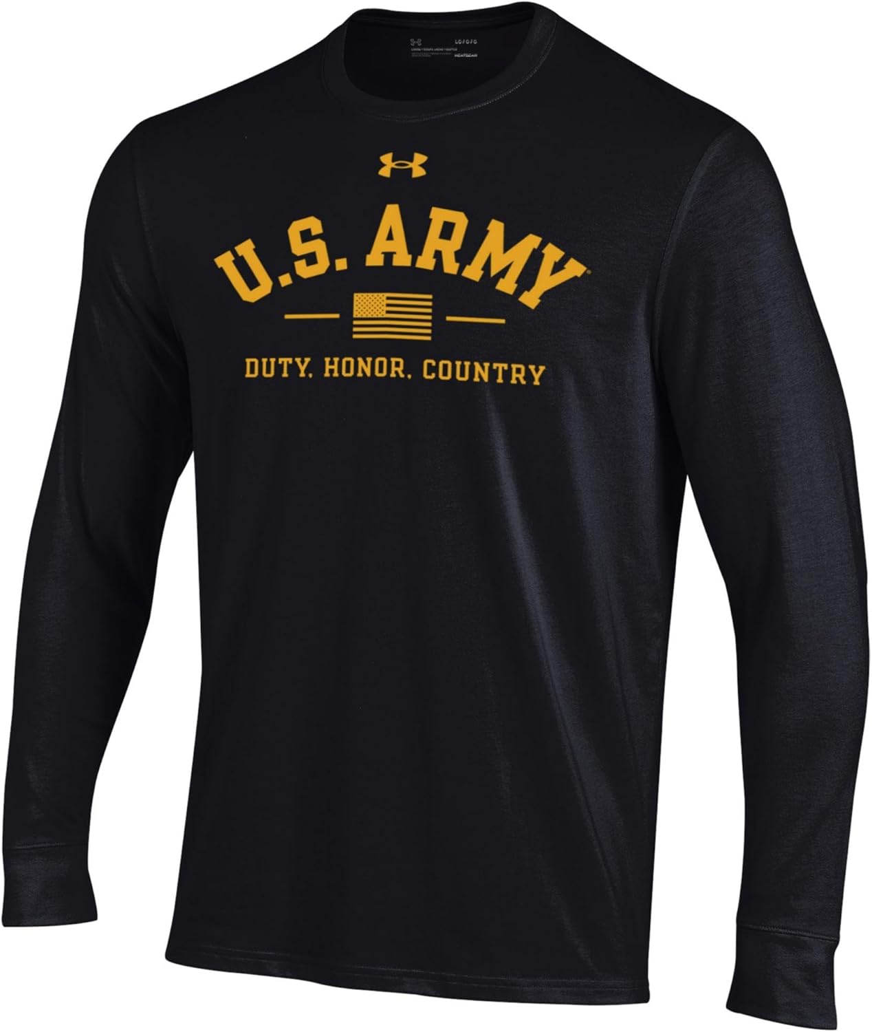 

Under Armour US Army мужская производительная хлопковая футболка с длинным рукавом, Black, Черный, Under Armour US Army мужская производительная хлопковая футболка с длинным рукавом, Black
