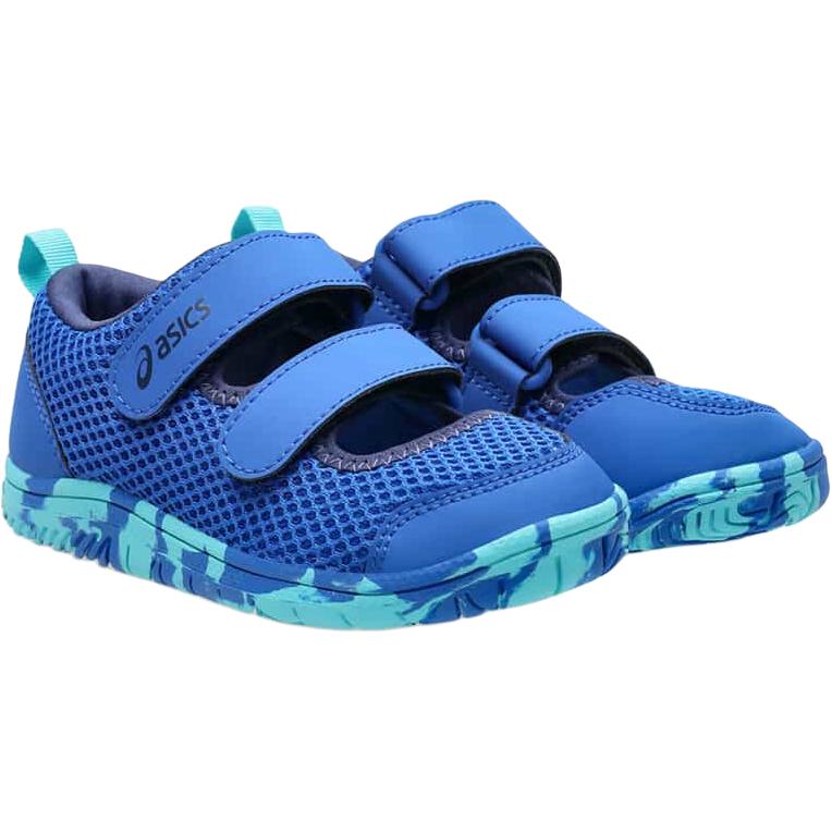 Детские сандалии MeshoesMini с амортизацией, износостойкие, дышащие, низкие ASICS, синий — фото 3
