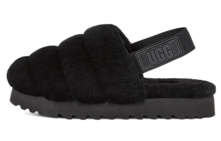 

Сандалии UGG Super Fluff Slipper Black Women's