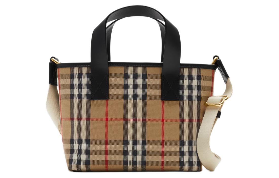 

Burberry Хлопковая сумка-шоппер детская бежевая