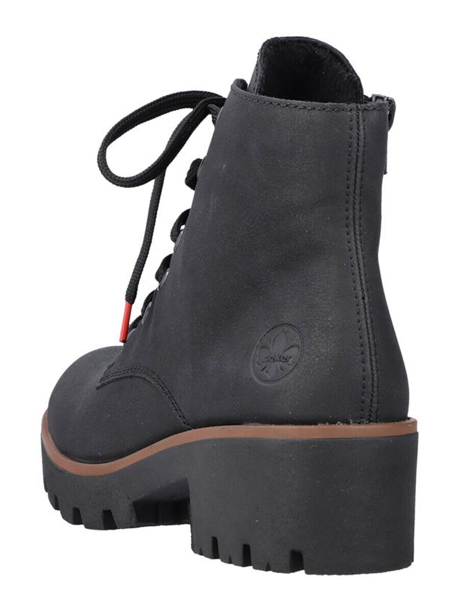 Ботинки женские Rieker Lace-Up Ankle Boots на шнуровке, черный — фото 4