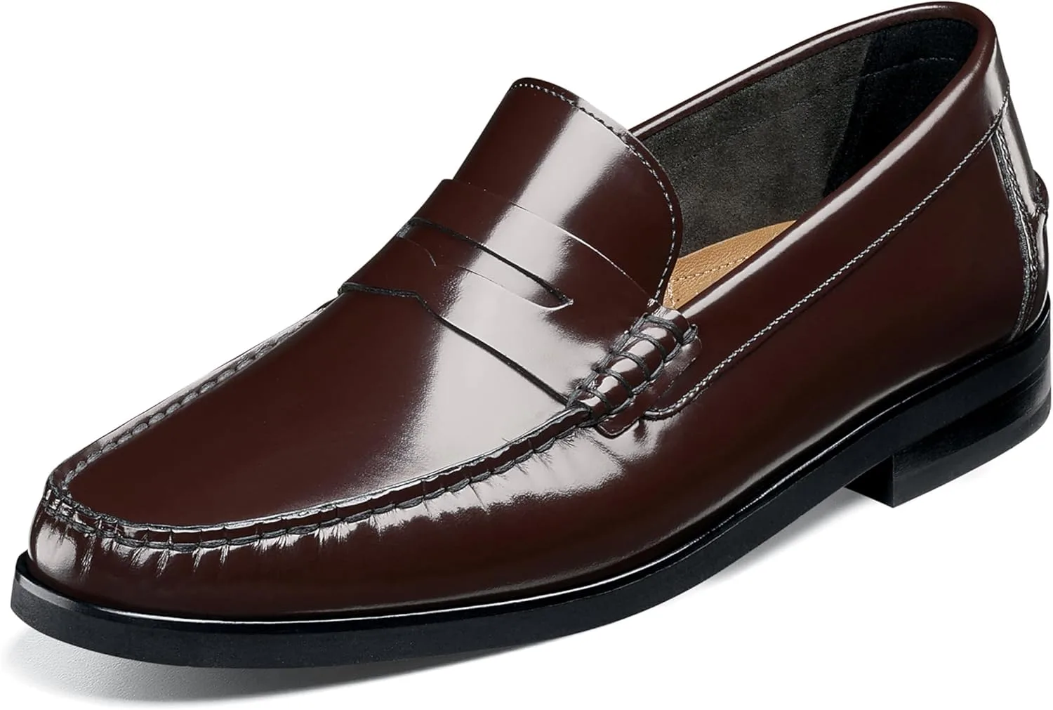 Мужские лоферы Florsheim Brisbane Flex Moc Toe Penny Loafer Slippers, бордовый