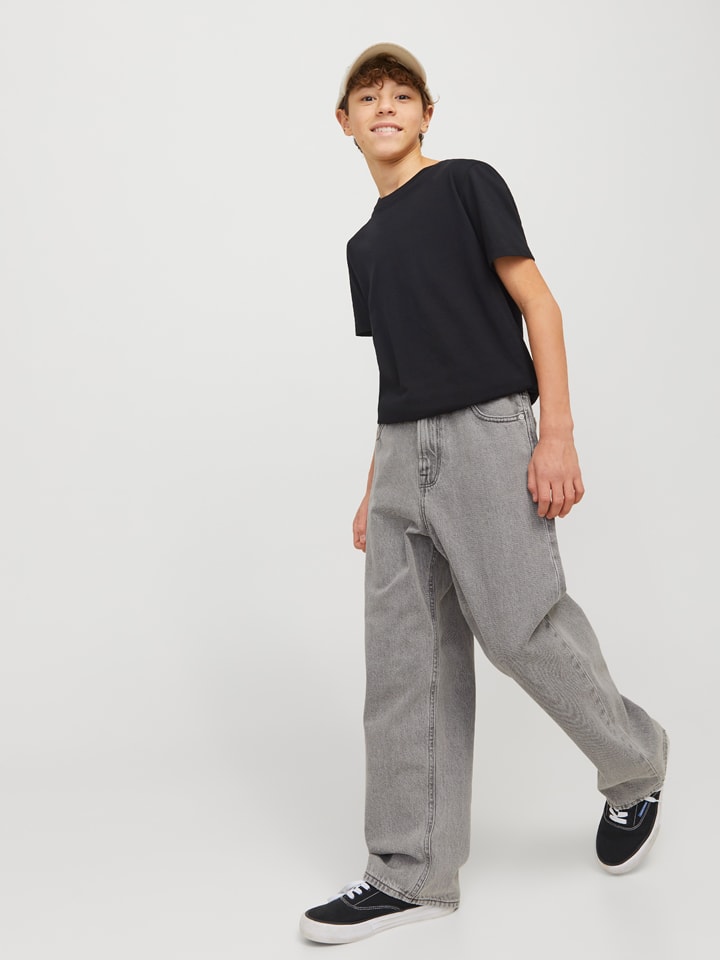 JACK & JONES Junior Джинсы "Алекс" серого цвета — фото 4