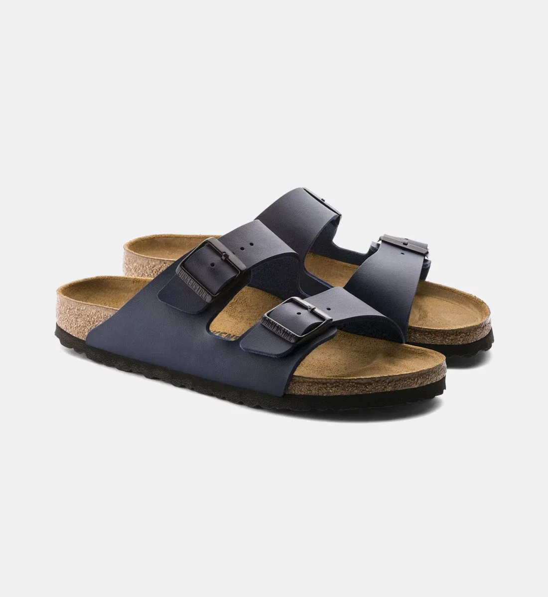 Сандалии Arizona BS из материала Birko-Flor BIRKENSTOCK, синий — фото 2
