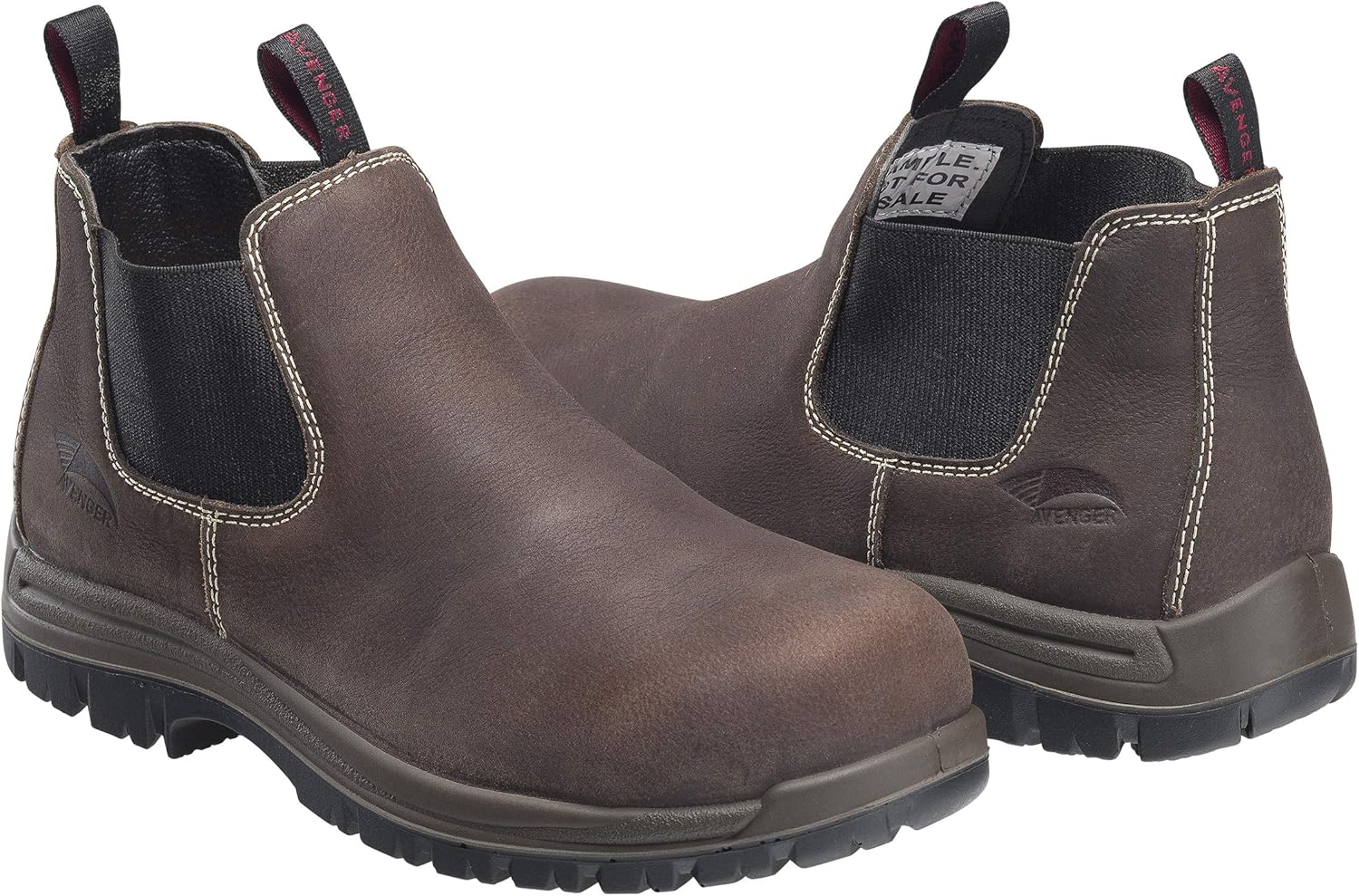 

Ботинки FSI Avenger Foreman для мужчин с композитным носком, защищающие от пробоя, модель Romeo Avenger Work Boots, коричневый