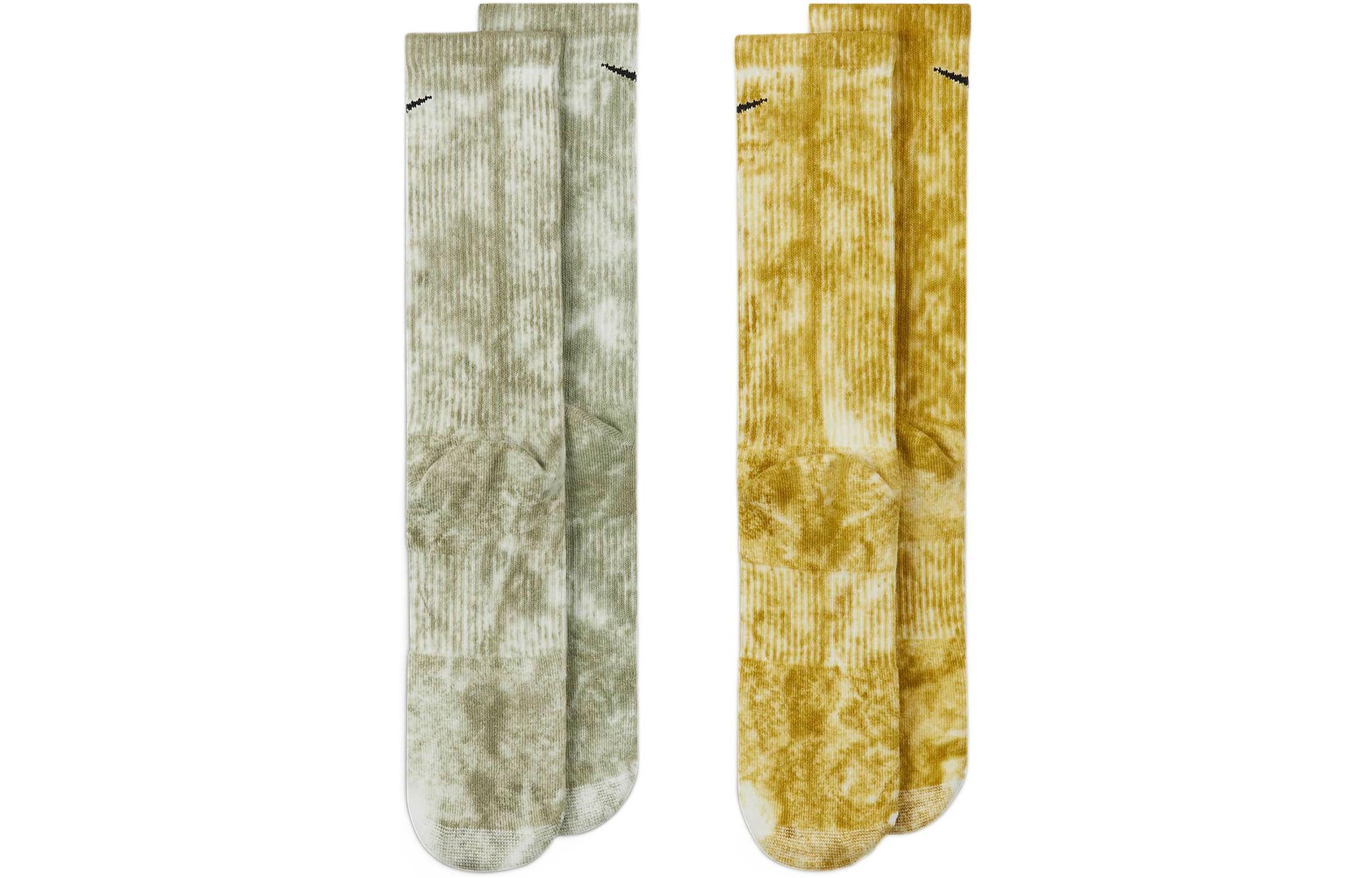 Носки Nike Logo Printing Mid Tops Socks 1 2 Pairs Unisex DM3407-907, разноцветный — фото 4