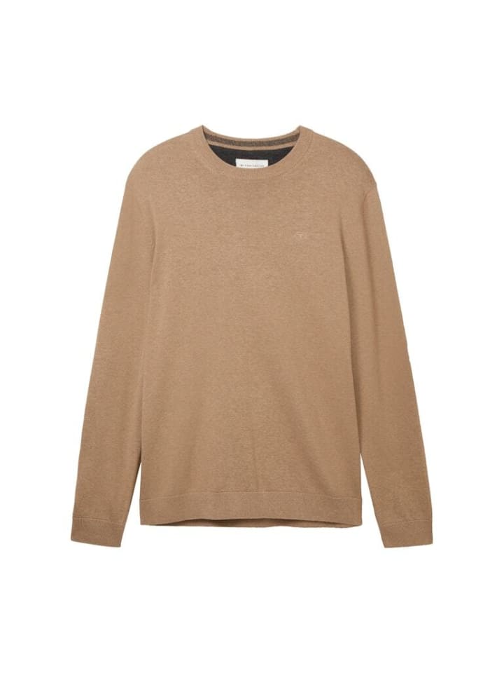 

Пуловер Tom Tailor Pullover, цвет hazel brown melange