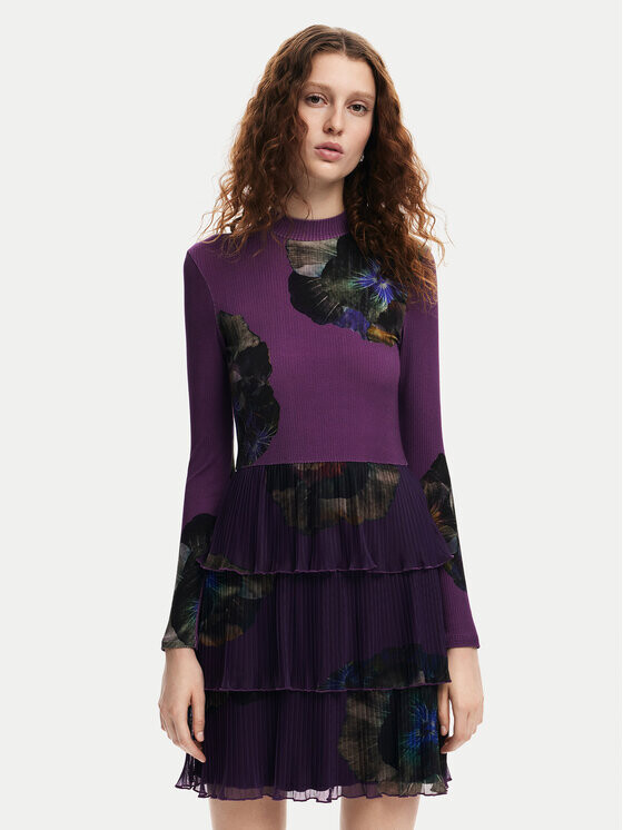 

Платье на каждый день стандартного кроя Desigual, фиолетовый