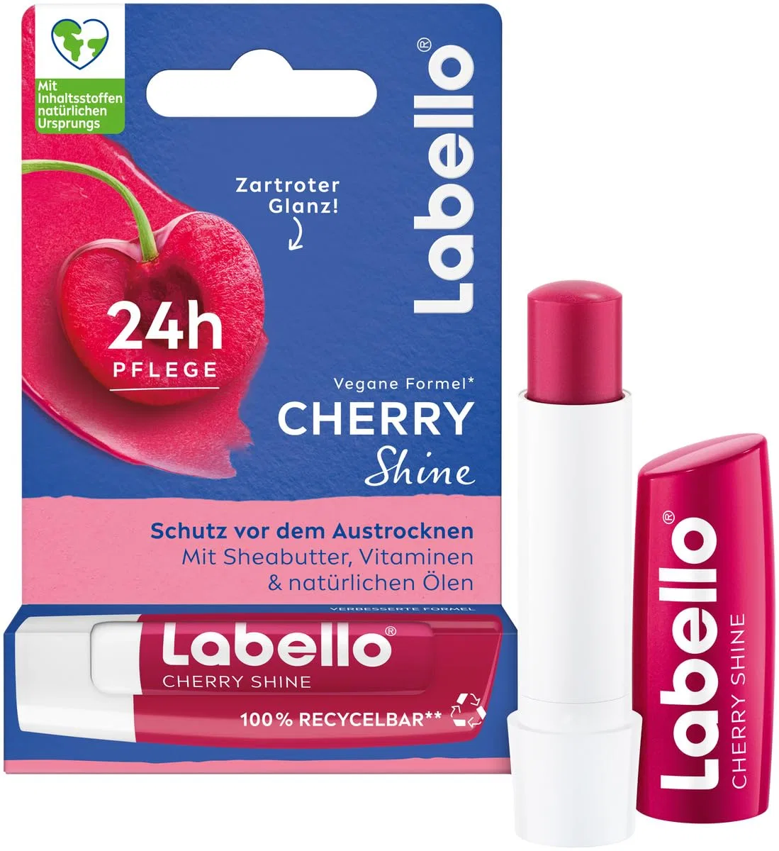 Бальзам для губ с вишневым блеском «Cherry Shine» от Labello Labello