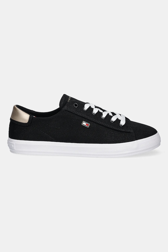 Кроссовки Vulc Canvas на шнурках Tommy Hilfiger, черный — фото 2