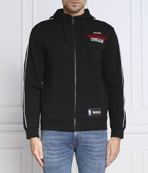 

Толстовка мужская Boss x NBA на молнии, черный