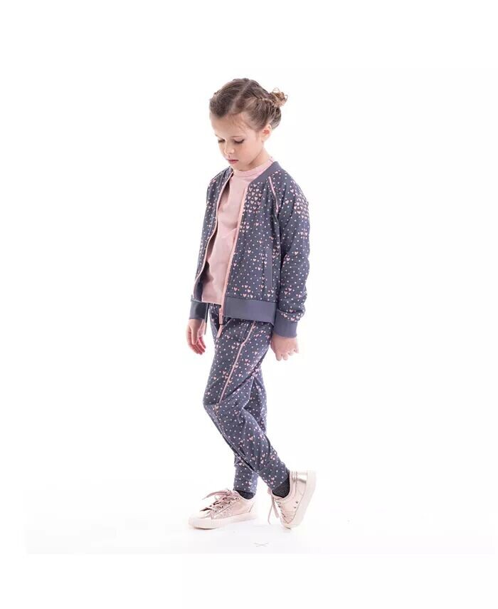 

Little Girls Gabby FW24 Сердце Imoga Collection, серый