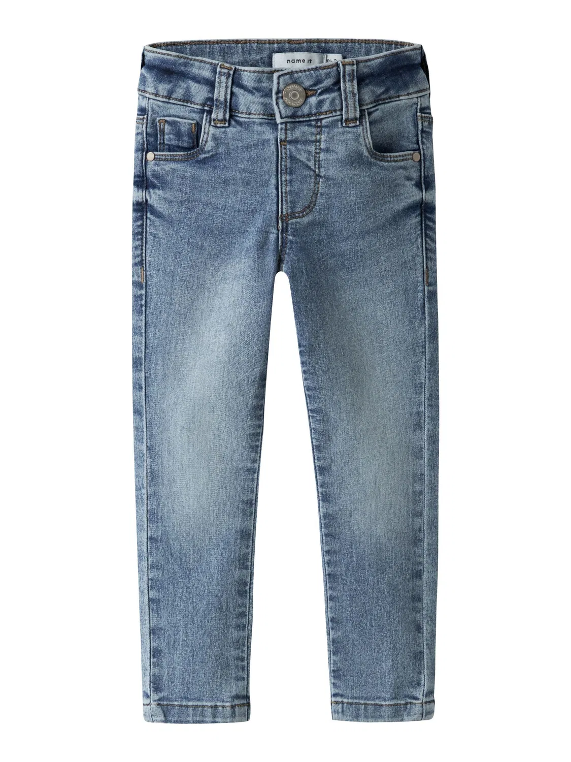 Джинсы skinny fit, Name it, medium blue denim