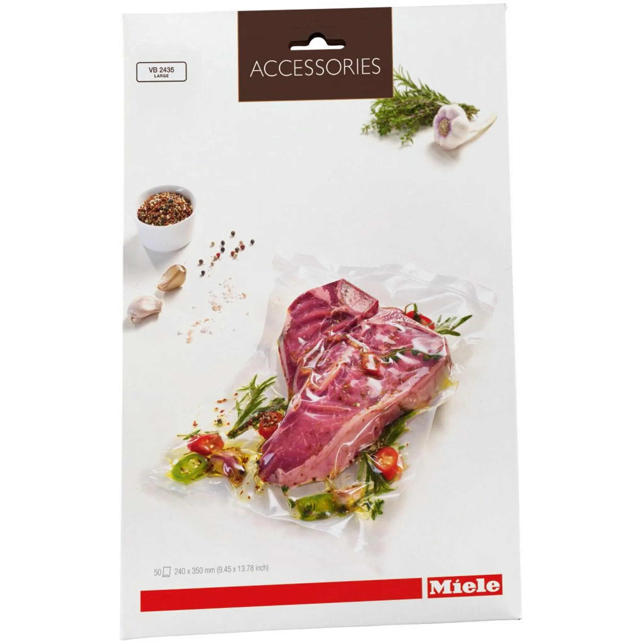 

Вакуумный мешок Miele «VB 2435», (упаковка), цвет transparent
