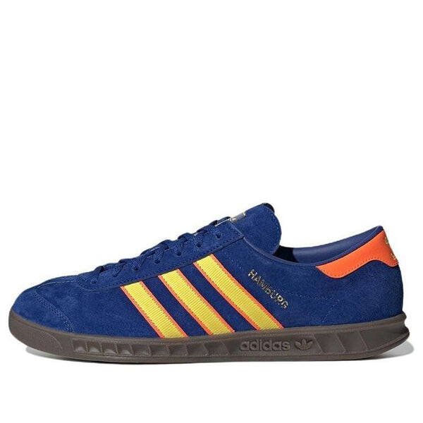 

Кроссовки originals hamburg 'collegiate royal bright yellow' Adidas, синий