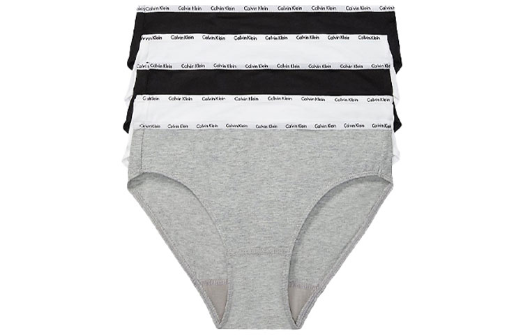 

Женские трусы Calvin Klein, 1 set 5 pack (черный+белый+серый)