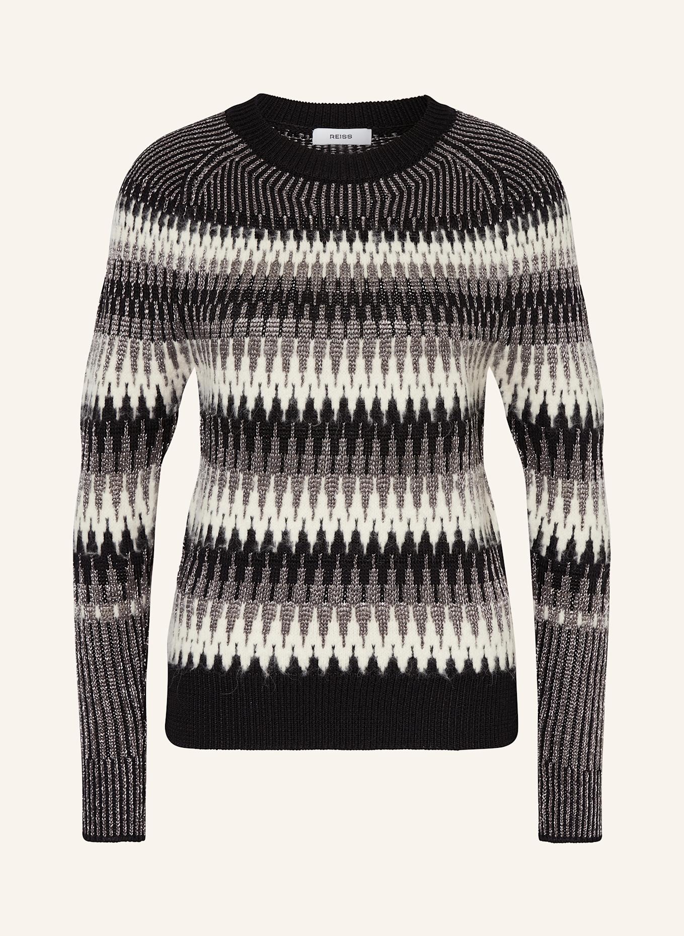 

Свитер с блестящей пряжей Reiss, мультиколор