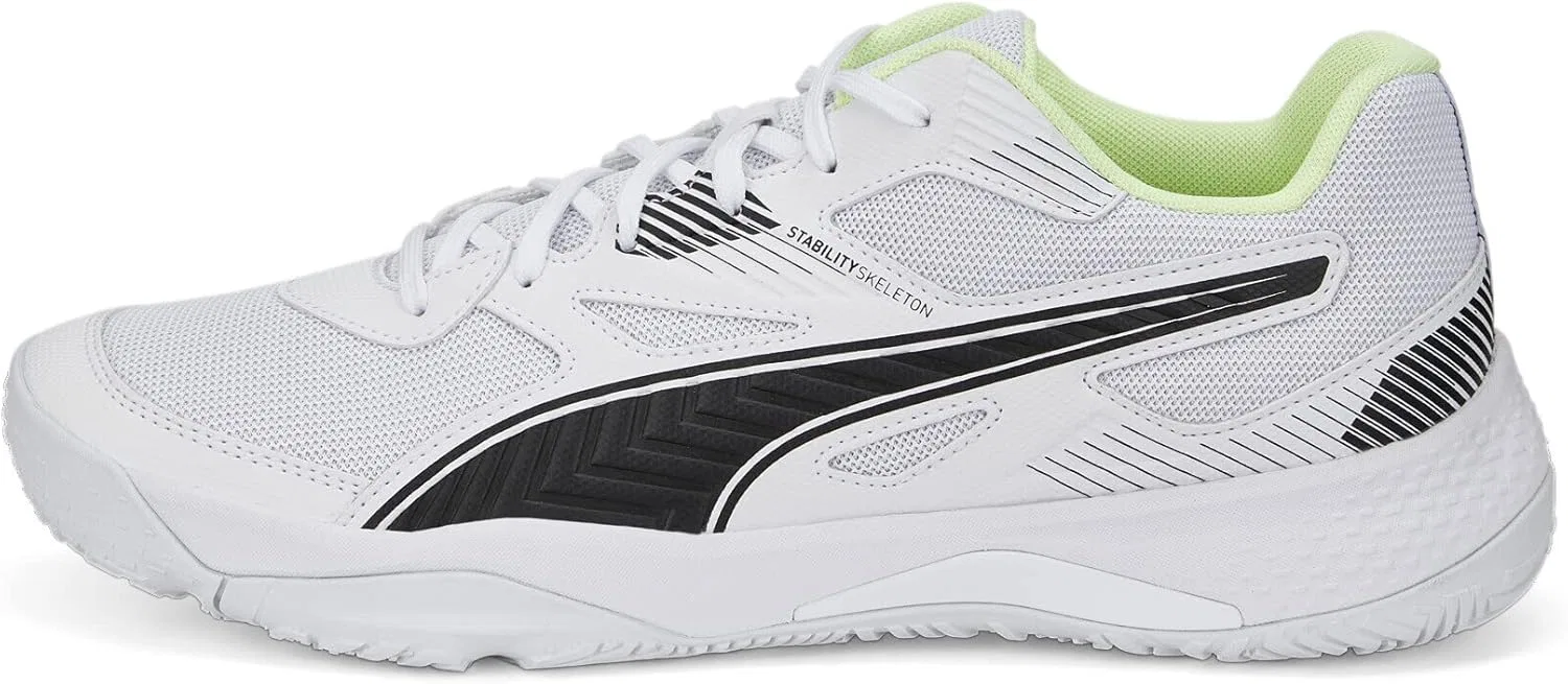 Мужские кроссовки Puma Solarflash II для игр летом, белый/черный/синий — фото 4