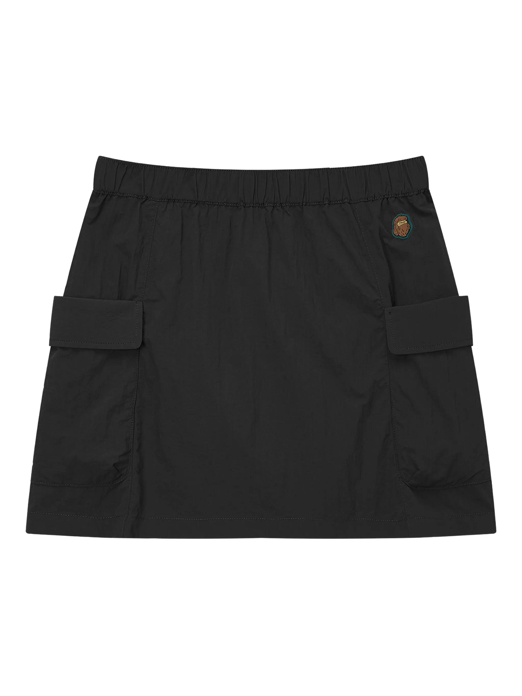 

Юбка мини с эластичным поясом Fingercroxx, черный