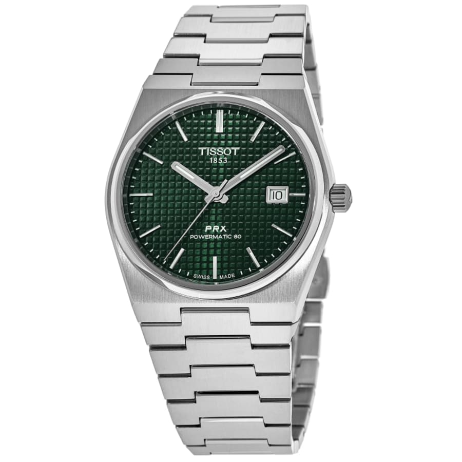 

Tissot PRX Powermatic 80 Green Dial Steel Мужские часы