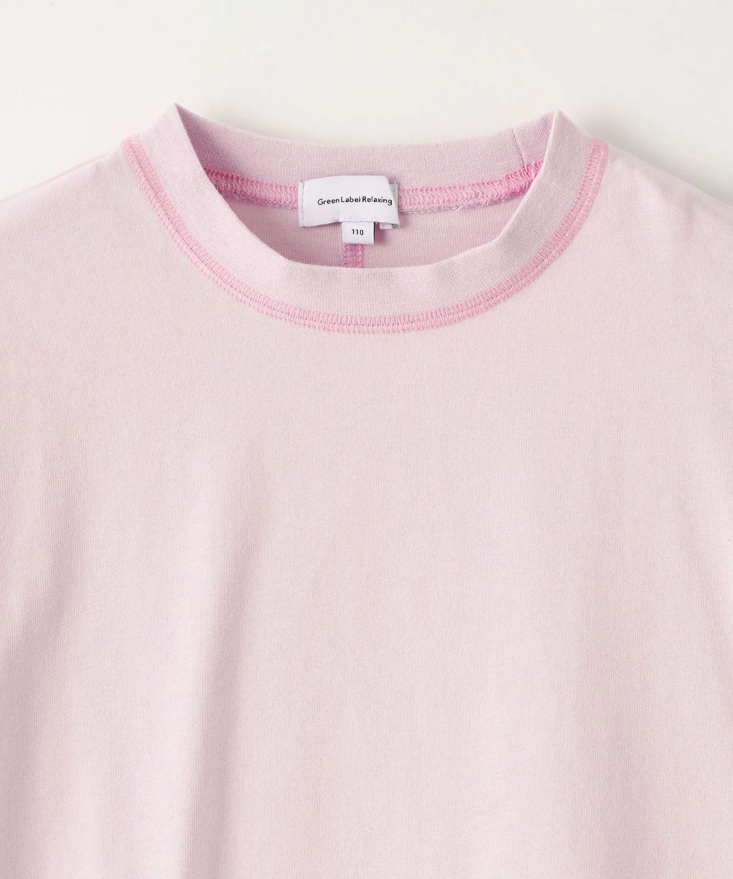 Футболка HC с цветной строчкой / Детская 100-160 см United Arrows Green Label Relaxing, LILAC — фото 3