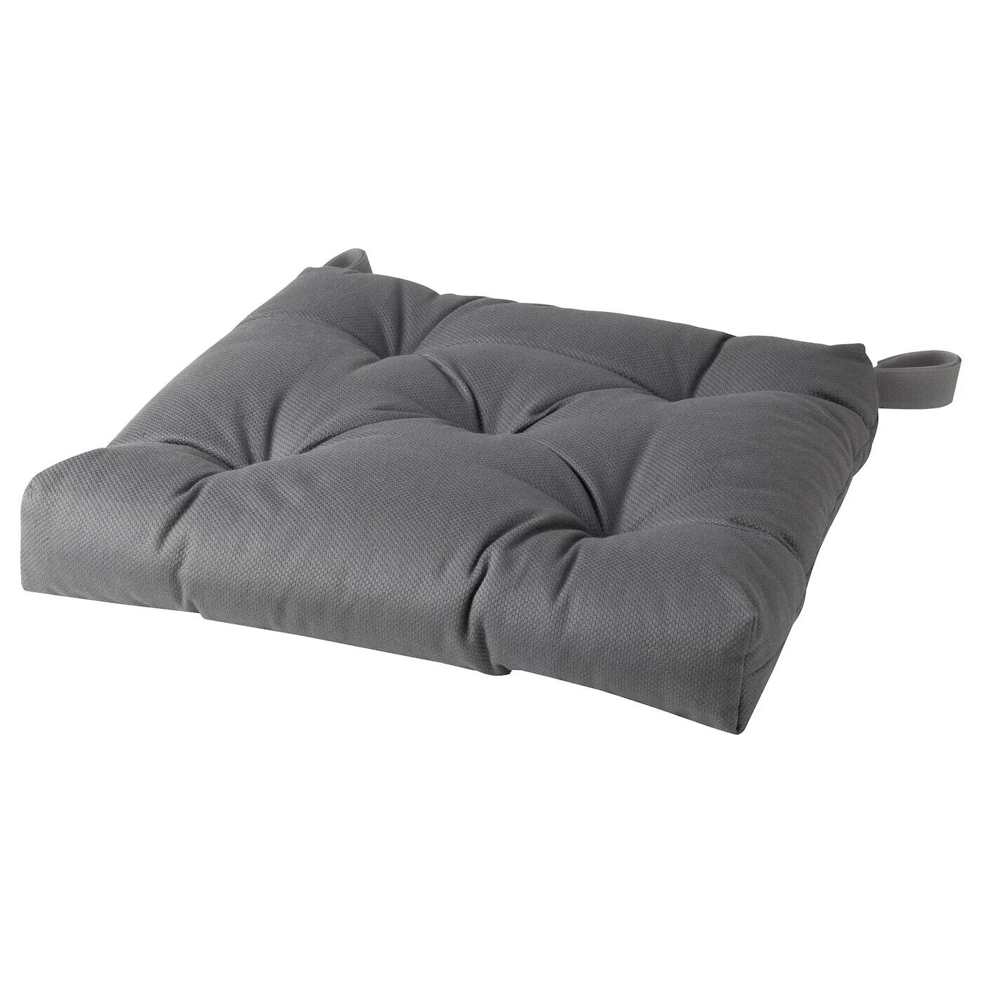 

Подушка на стул, серая, 40/35x38x7 см, MALINDA IKEA