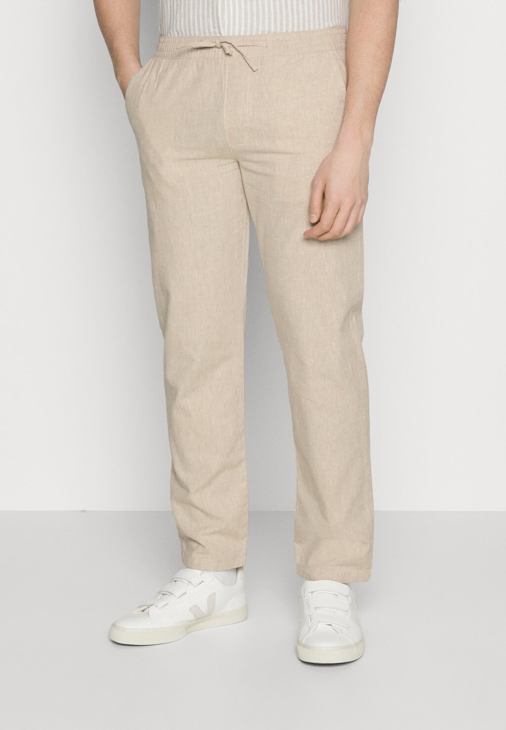 

Брюки SLHSTRAIGHT-SILAS PANTS Selected Homme, цвет incense