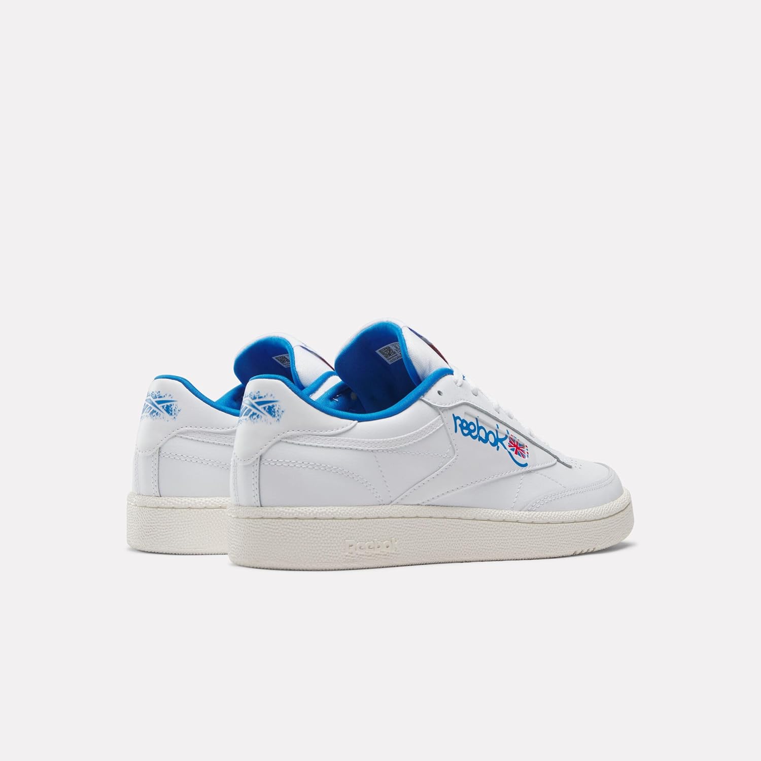 Кроссовки Reebok Unisex Club C 85, Ftwwht Chalk Kinblu — фото 4