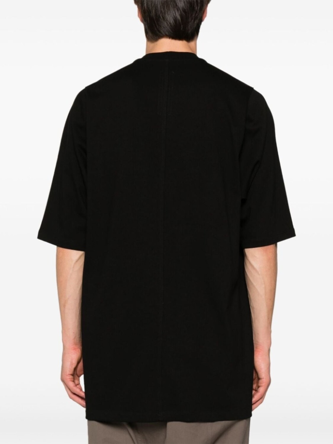 Rick Owens футболка Jumbo из органического хлопка, черный — фото 4