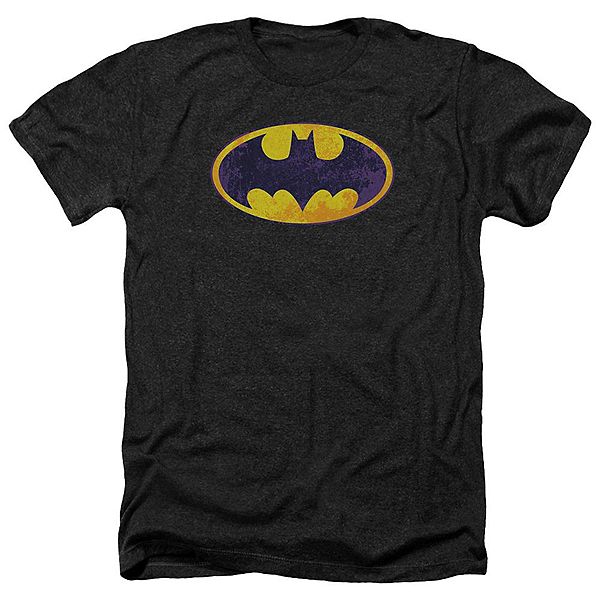 

Футболка Batman bm neon distress logo adult heather Licensed Character