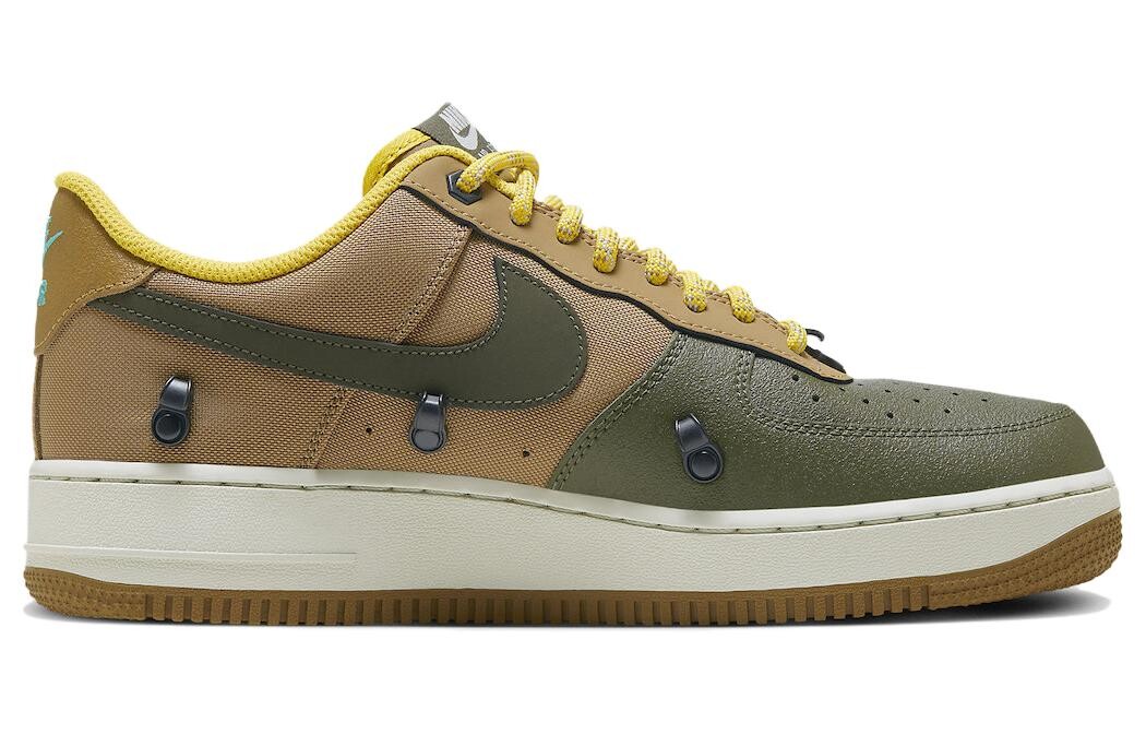 Мужские кроссовки для скейтбординга Nike Air Force 1, Темно-зеленый — фото 3